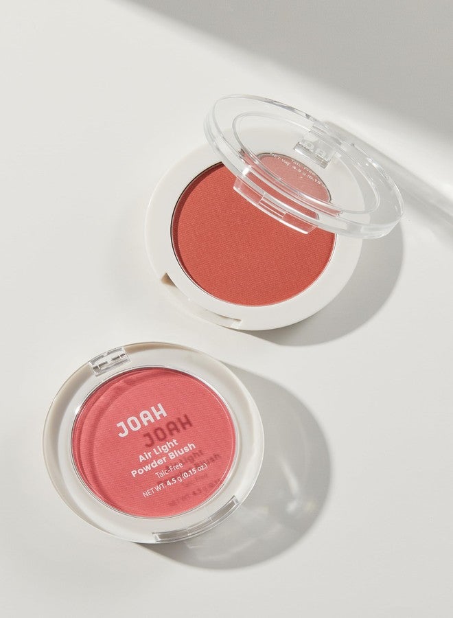 JOAH Air Light Soft Powder Blush 0.15oz, Weightless Talc-Free Blurring Powder for Natural Radiant Glow, Soft, Smooths Skin & Diffuses Pores, Buildable, Blendable Long-Lasting Cheek Color - Image 2